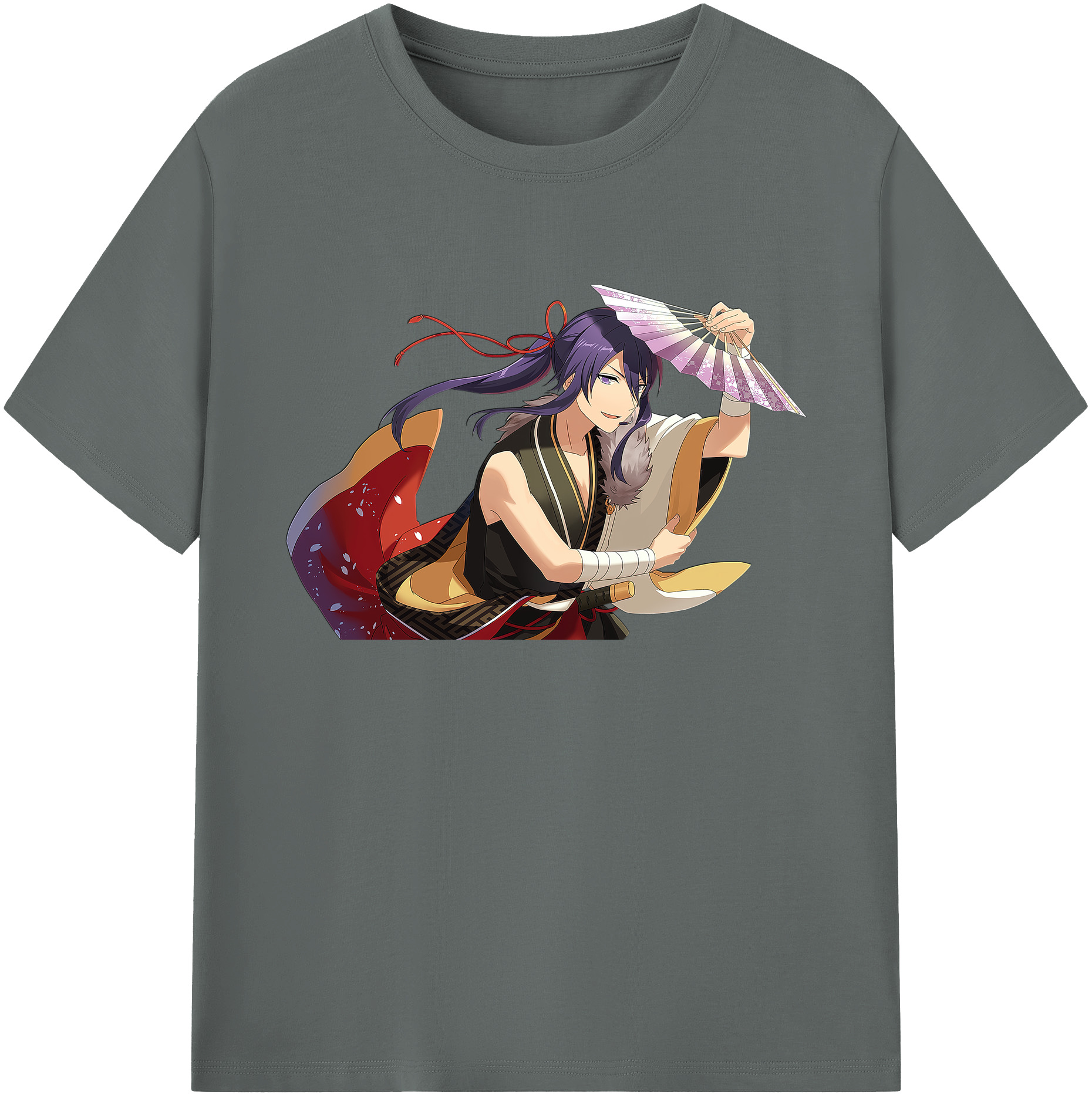 （画像用） あんさんぶるスターズ! Ensemble Stars 綿100％ メンズ半袖Tシャツ｜肌触りやわらか＆通気性